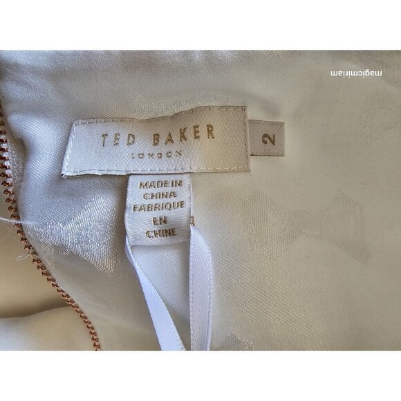 BNWT Ted Baker London Ilad Scallop-Detail Tunic Dress - Picture 12 of 15